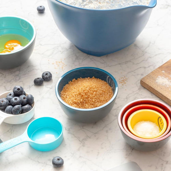 Two-Tone Melamine Pinch Bowls (Set of 5)