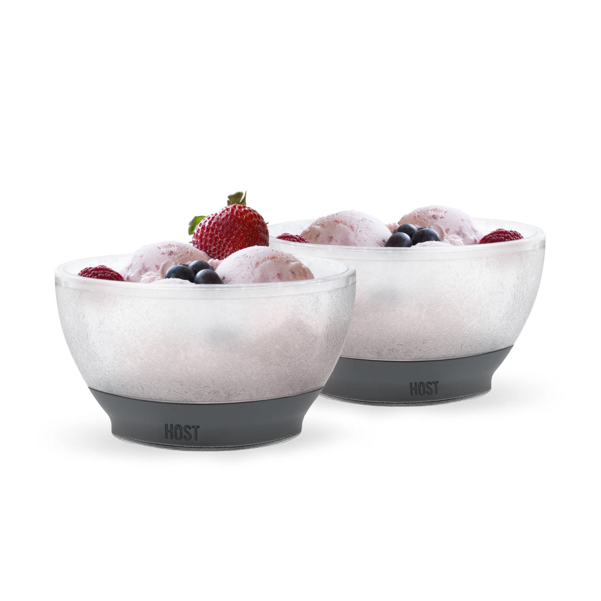 Gray Ice Cream Bowls (Set of 2)