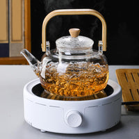Yellow Glass Teapot