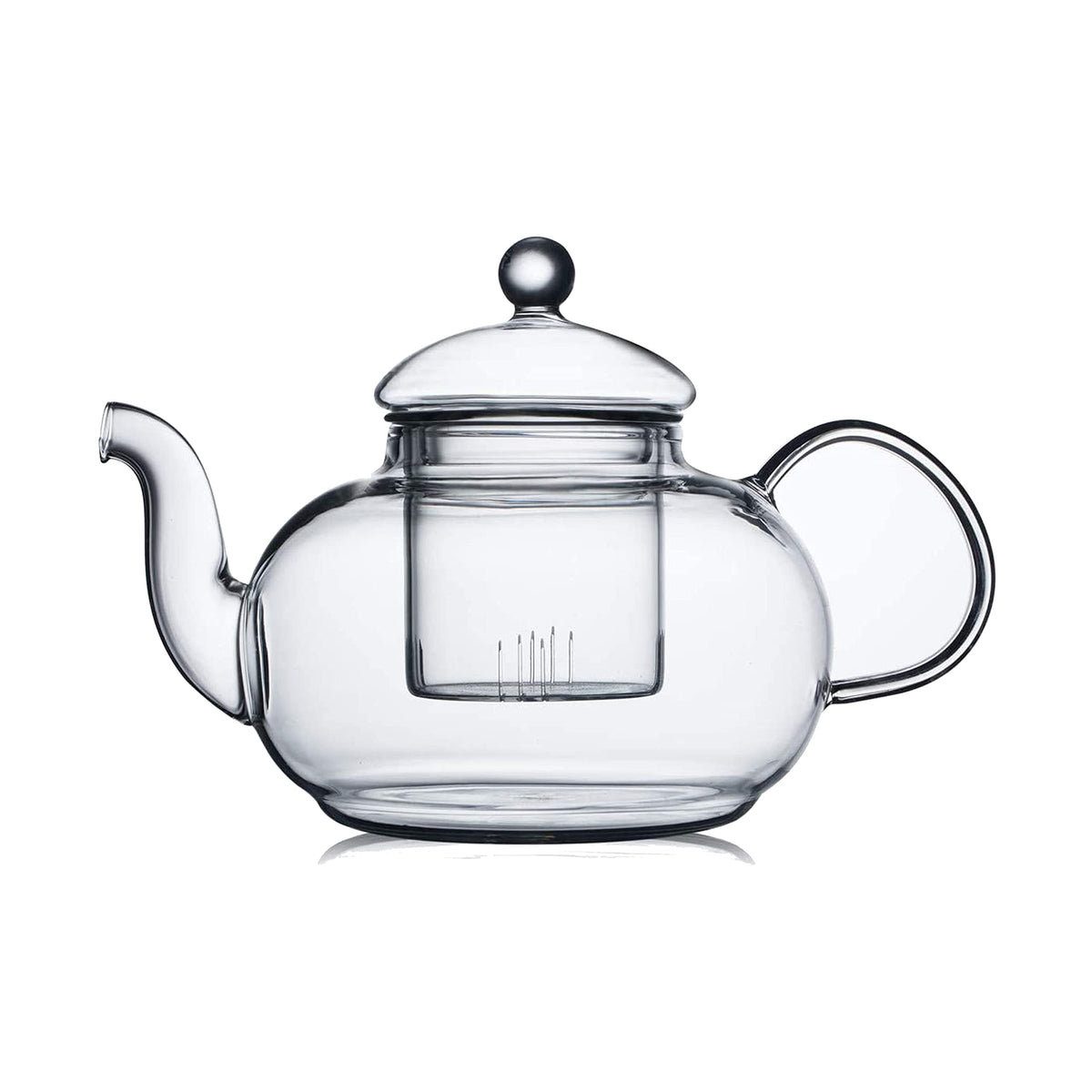 Clear Glass Infuser Tea Pot