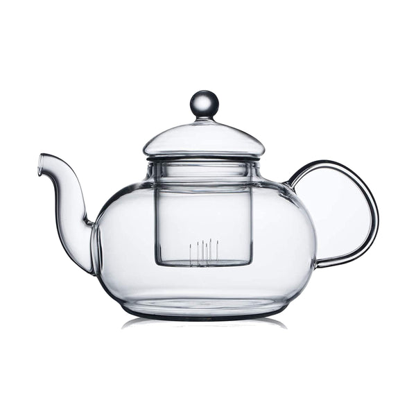 Clear Glass Infuser Tea Pot