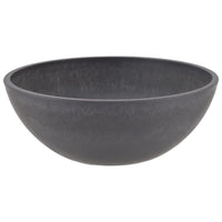 Charcoal Low Bowl Planter