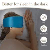 Blue Silk Sleep Mask