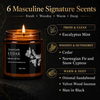 Scented Candle Gift Set (Set of 6)