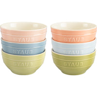 Pastel Ceramic Bowls (Set of 6)