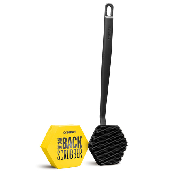 Charcoal Silicone Back Scrubber
