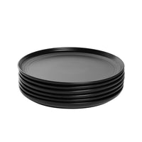 Matte Black Dinner Plates (Set of 6)