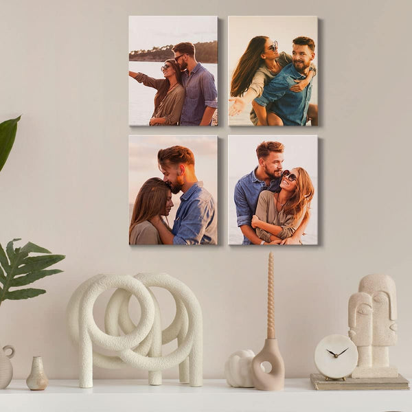 Wood Photo Frames (Set of 4)