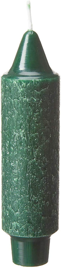 Dark Green Beeswax Dinner Candles (Set of 8)