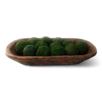 Brown Wooden Dough Bowl
