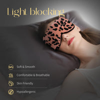 Leopard Silk Sleep Mask