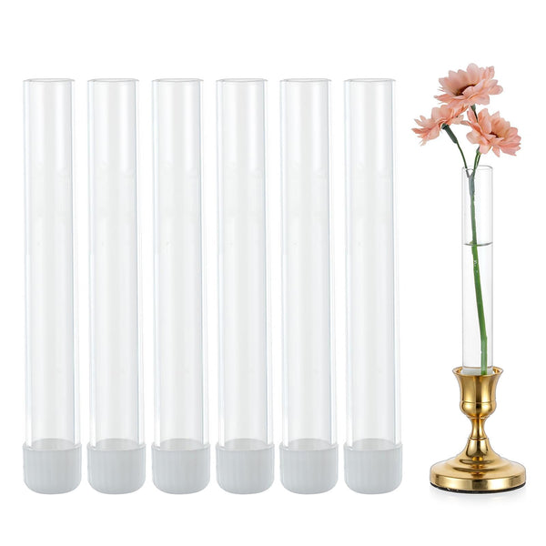 Glass Bud Vase Candle Holder (Set of 6)