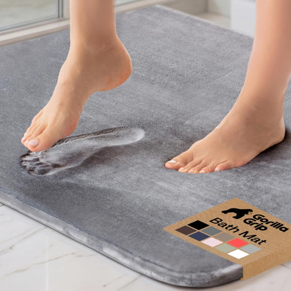 Graphite Memory Foam Bath Rug