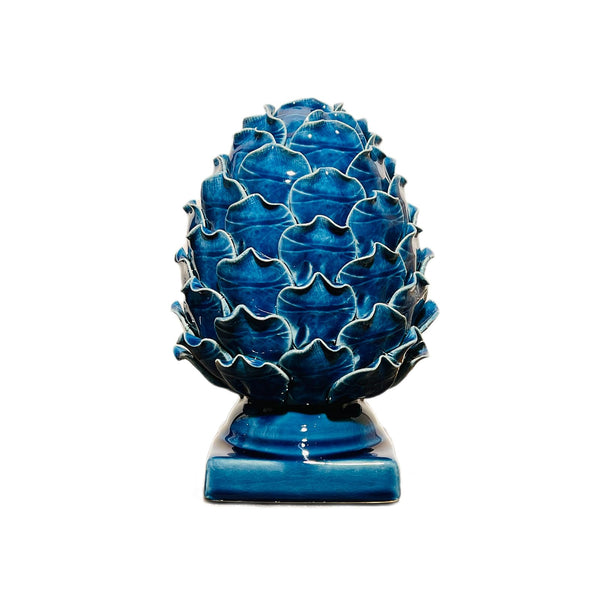 Blue Ceramic Artichoke