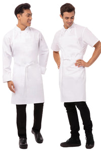 White Chef Apron (Set of 2)
