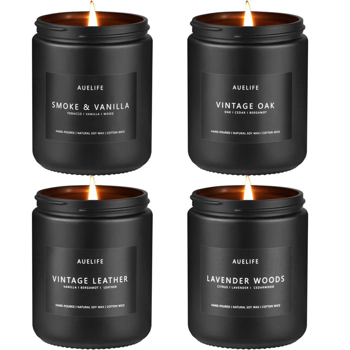 Soy Scented Candles (Set of 4)