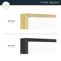 Black Metal Photo Frame (Set of 2)