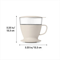 White Single-Serve Pour-Over