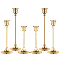 Gold Brass Candlestick Holder