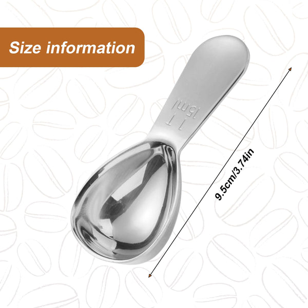 Steel Coffee Scoops (Set of 4)