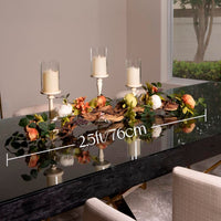 Ivory Candle Holders (Set of 3)