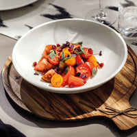 White Porcelain Pasta Bowl
