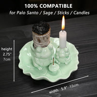 Green Frog Incense Holder (Set of 4)