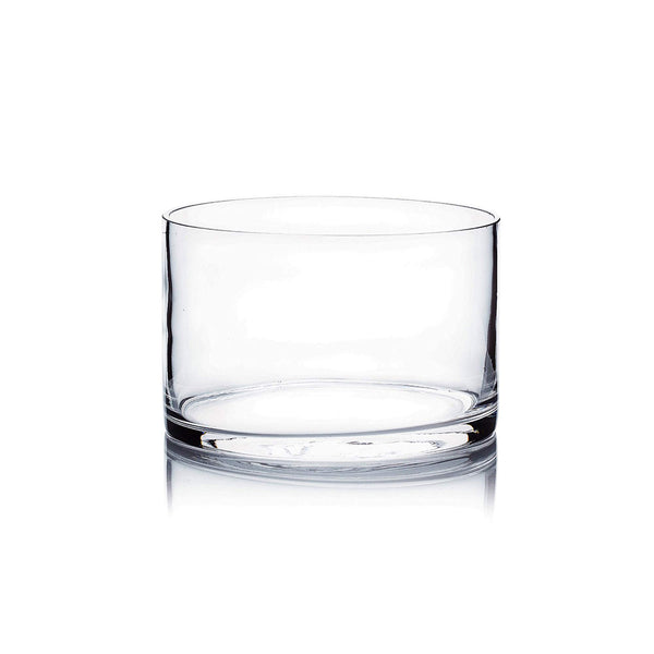 Clear Glass Candle Holders (Set of 12)