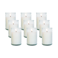 White Jar Candles (Set of 9)
