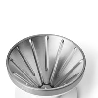White Steel Pour-Over Maker