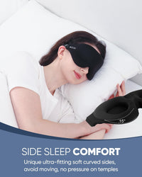 Black Light-Blocking Sleep Mask