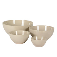 Gray Stoneware Nesting Bowls (Set of 4)