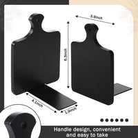Black Wood Bookends
