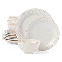 White Dinnerware Set