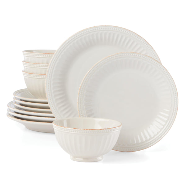 White Dinnerware Set