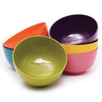 Multicolor Melamine Bowls (Set of 6)