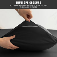 Black Cooling Pillowcases (Set of 2)