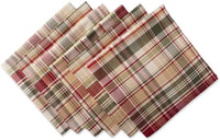 Give Thanks Plaid Napkins (Set of 6)