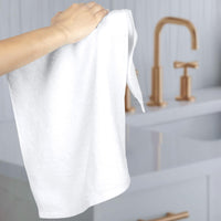 White Cotton Hand Towels (Set of 12)