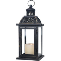 Black Candle Lantern