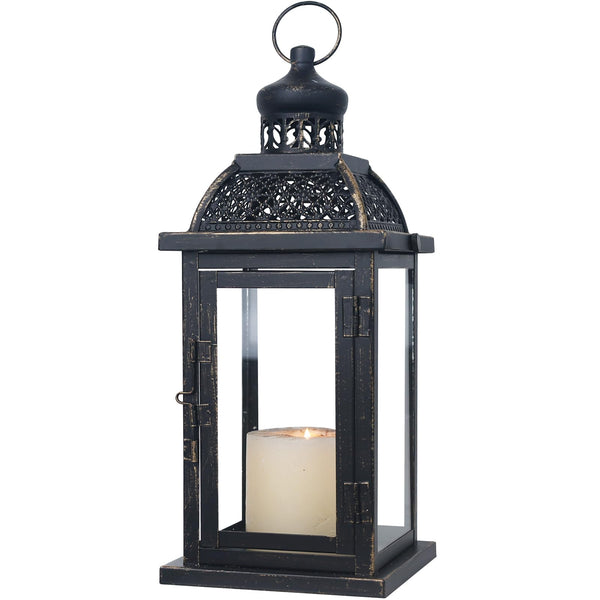 Black Candle Lantern