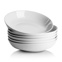 White Pasta Bowls (Set of 6)