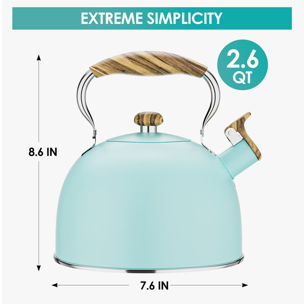 Blue Stovetop Tea Kettle