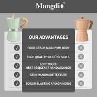Green Stovetop Espresso Maker