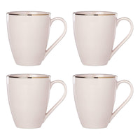 Pink Porcelain Mugs (Set of 4)