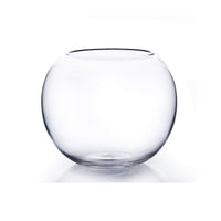 Clear Glass Bubble Vase