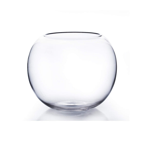 Clear Glass Bubble Vase