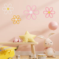 Woven Daisy Wall Decor (Set of 4)