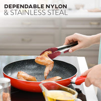 Red Nylon Utensil Set