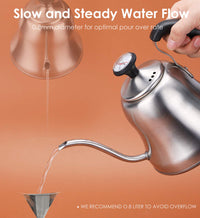 Brushed Gooseneck Kettle
